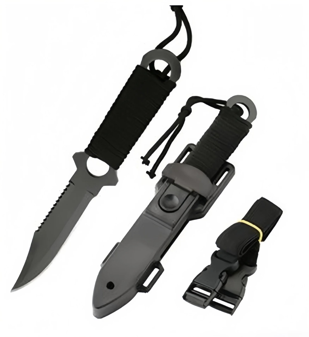 Dive Knife Titanium - Pisau lapangan dengan kekerasan tinggi Pisau