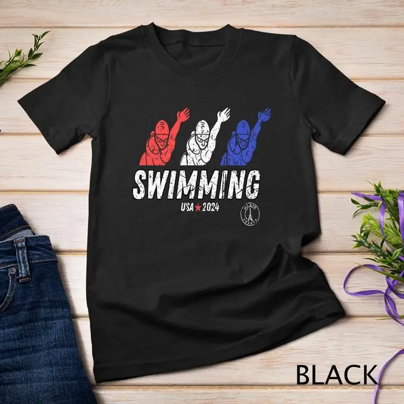 Aquatic Sports Teams - Kaus Uniseks Paris Tee Atlet Olahraga