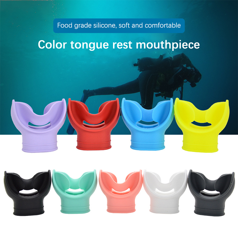Snorkel Dry Top - Penutup mulut Snorkel silikon, Regulator selam