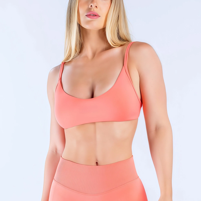 HISTELLO Impact Scoop Neck Bra - Aquatic Sports Bra ulasan dan harga