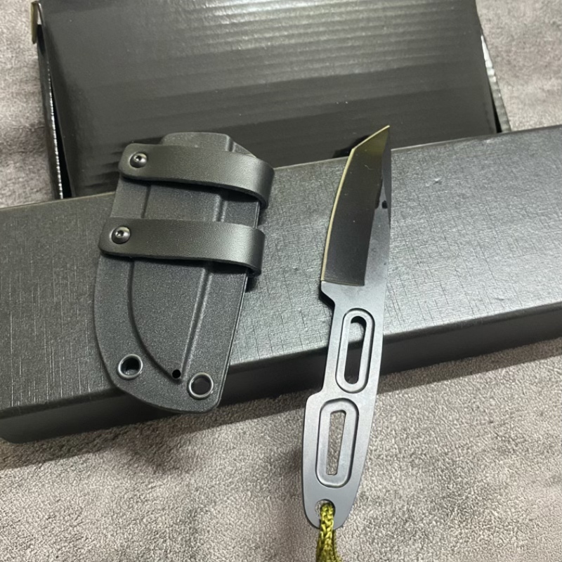 Pisau lurus kecil dengan keker - Dive Knife Titanium ulasan dan harga
