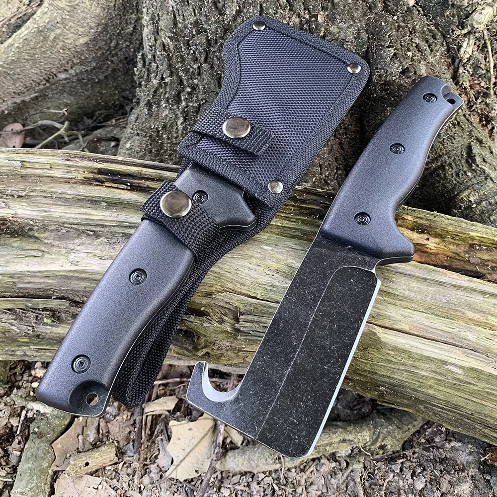 Pisau Tetap Baja 5Cr15Mov Teri - Dive Knife Titanium ulasan dan harga