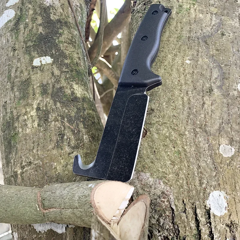 Pisau Tetap Baja 5Cr15Mov Teri - Dive Knife Titanium ulasan dan harga