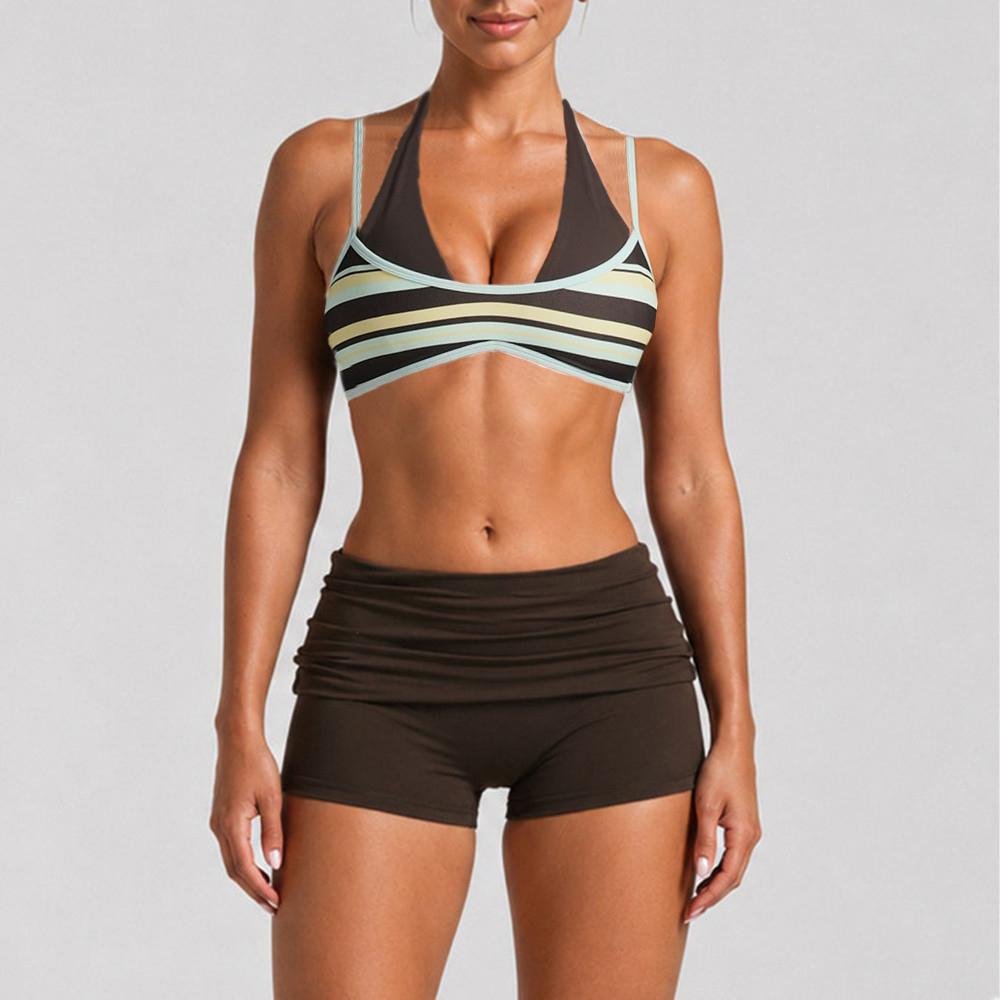 Bra Yoga Wanita Model Halter d - Aquatic Sports Bra ulasan dan harga