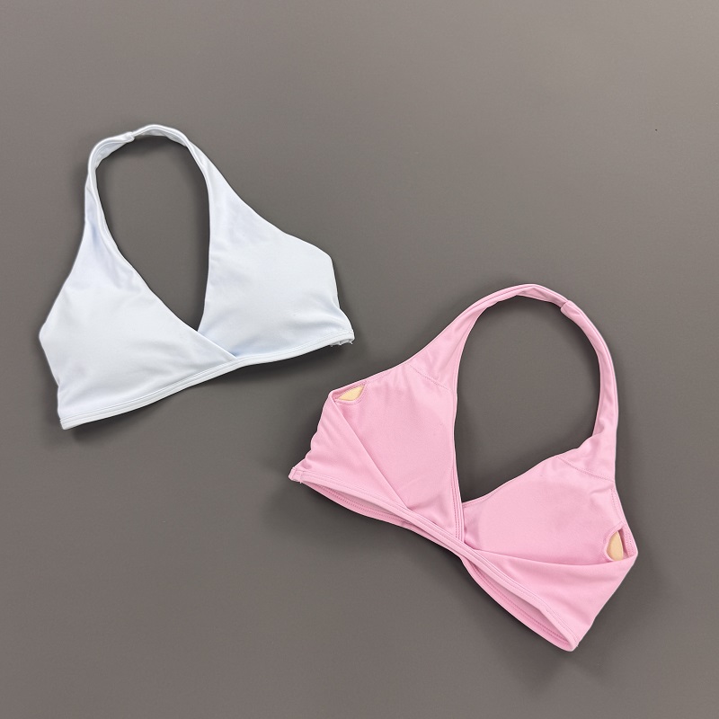 Atasan Gym Wanita Halter Neck  - Aquatic Sports Bra ulasan dan harga